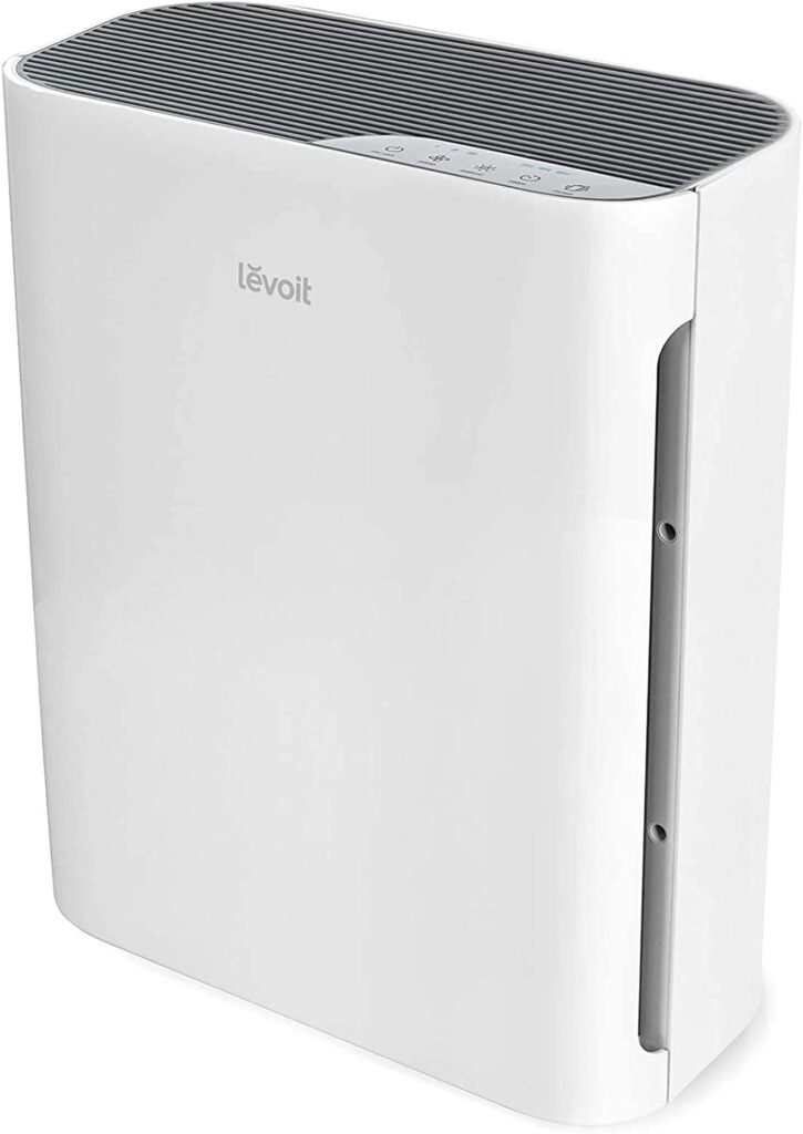 LEVOIT Air Purifiers for Home Large Room, HEPA Filter Cleaner with Washable Filter for Allergies, Smoke, Dust, Pollen, Quiet Odor Eliminators for Bedroom, Pet Hair Remover, Vital 100, White : Home  Kitchen