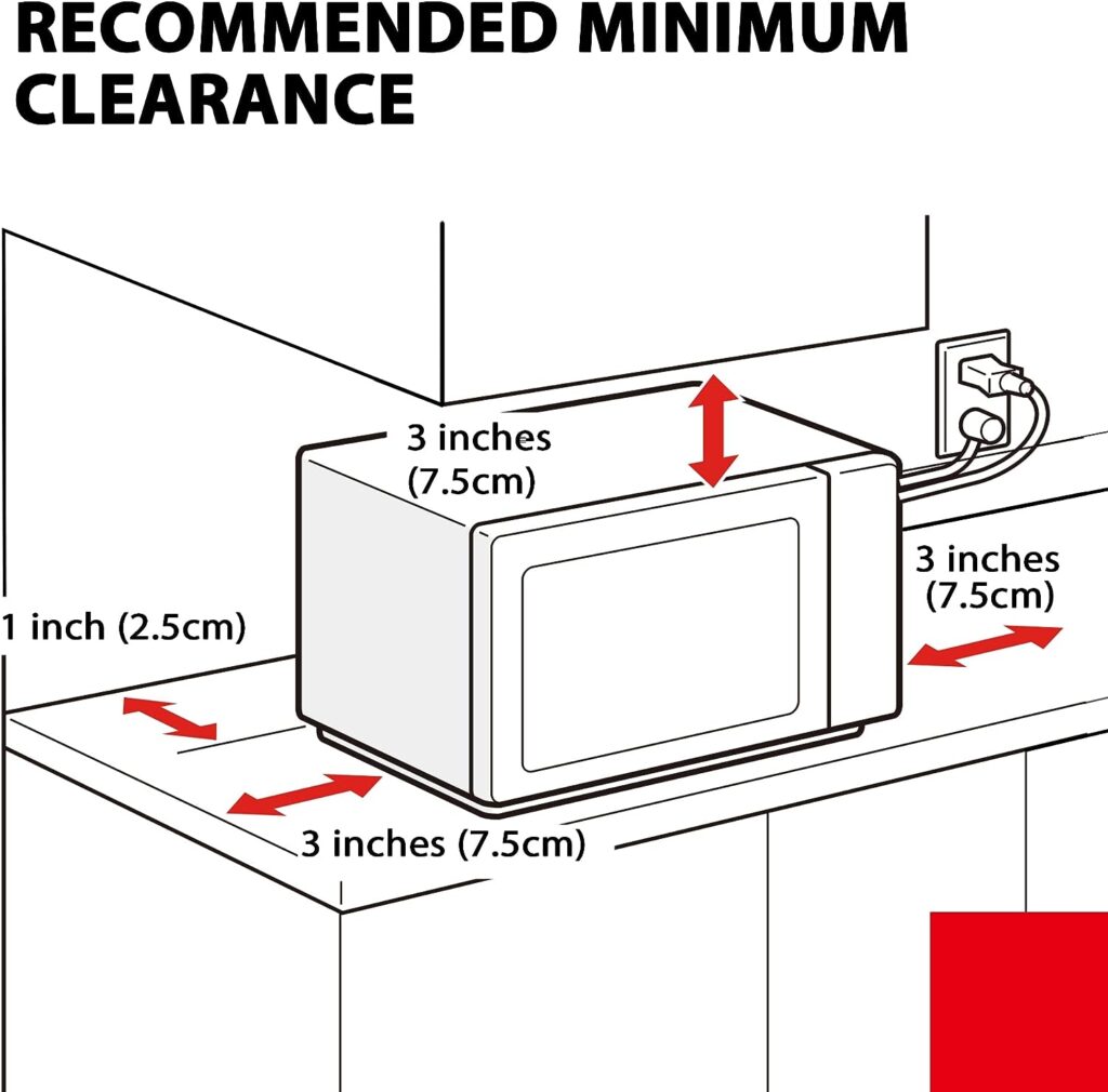 TOSHIBA EM925A5A-BS Countertop Microwave Oven, 0.9 Cu Ft With 10.6 Inch Removable Turntable, 900W, 6 Auto Menus, Mute Function  ECO Mode, Child Lock, LED Lighting, Black Stainless Steel