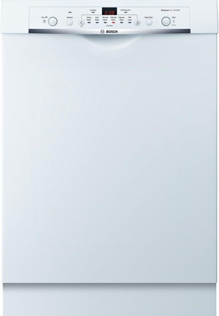 Bosch SHE3AR72UC Ascenta 24 White Full Console Dishwasher - Energy Star