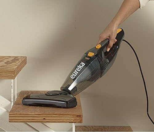 Eureka Home Lightweight Stick Vacuum Cleaner, Powerful Suction Corded Multi-Surfaces, 3-in-1 Handheld Vac, Blaze Black