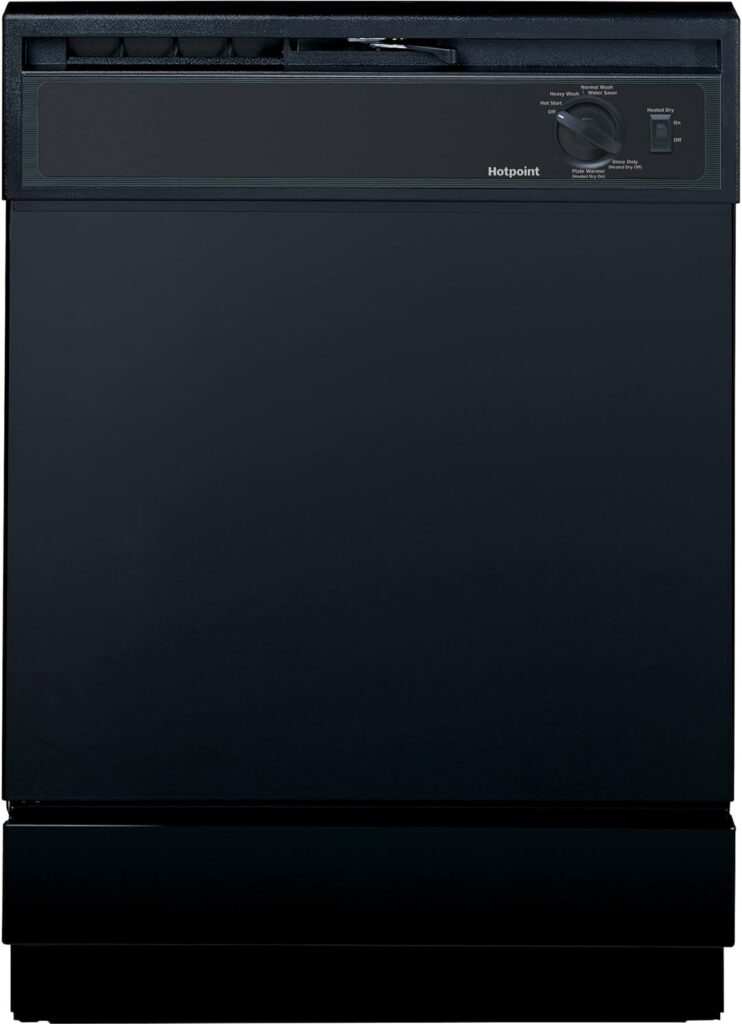 Hotpoint HDA2100HBB 24 Black Full Console Dishwasher