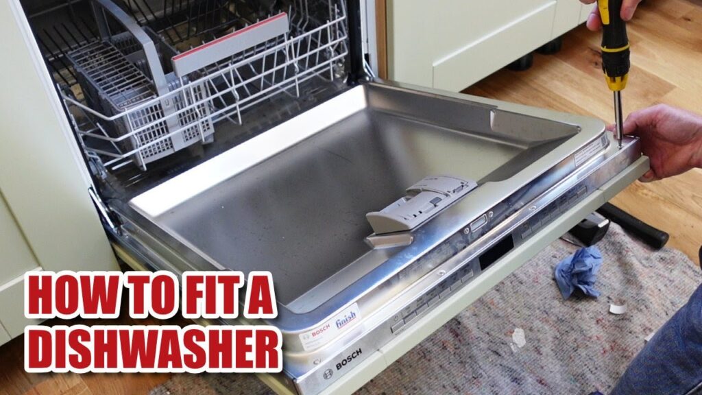 How Do You Install A Console Dishwasher?