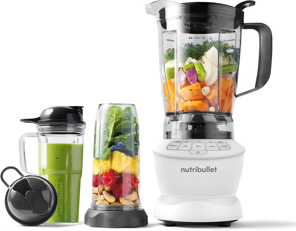 nutribullet Full-Size Blender Combo 1200W –Matte White