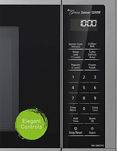 Panasonic NN-SN67K Microwave Oven, 1.2 cu.ft, Stainless Steel/Silver