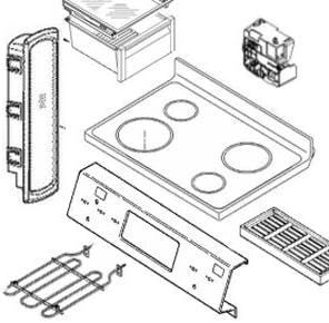 Whirlpool Jenn-Air Undercounter Dishwasher Console Assembly (Includes Insert) (Stainless) W10418327