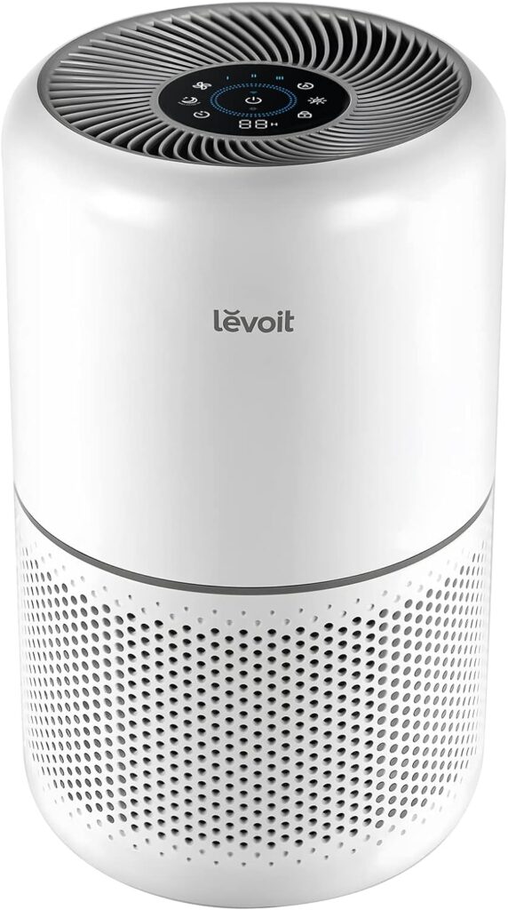 LEVOIT Air Purifiers for Home Bedroom H13 True HEPA Filter for Large Room, Sleep, Quiet Cleaner for Dust, Allergies, Pets, Smoke, White Noise, Smart WiFi, Auto Mode, 300S