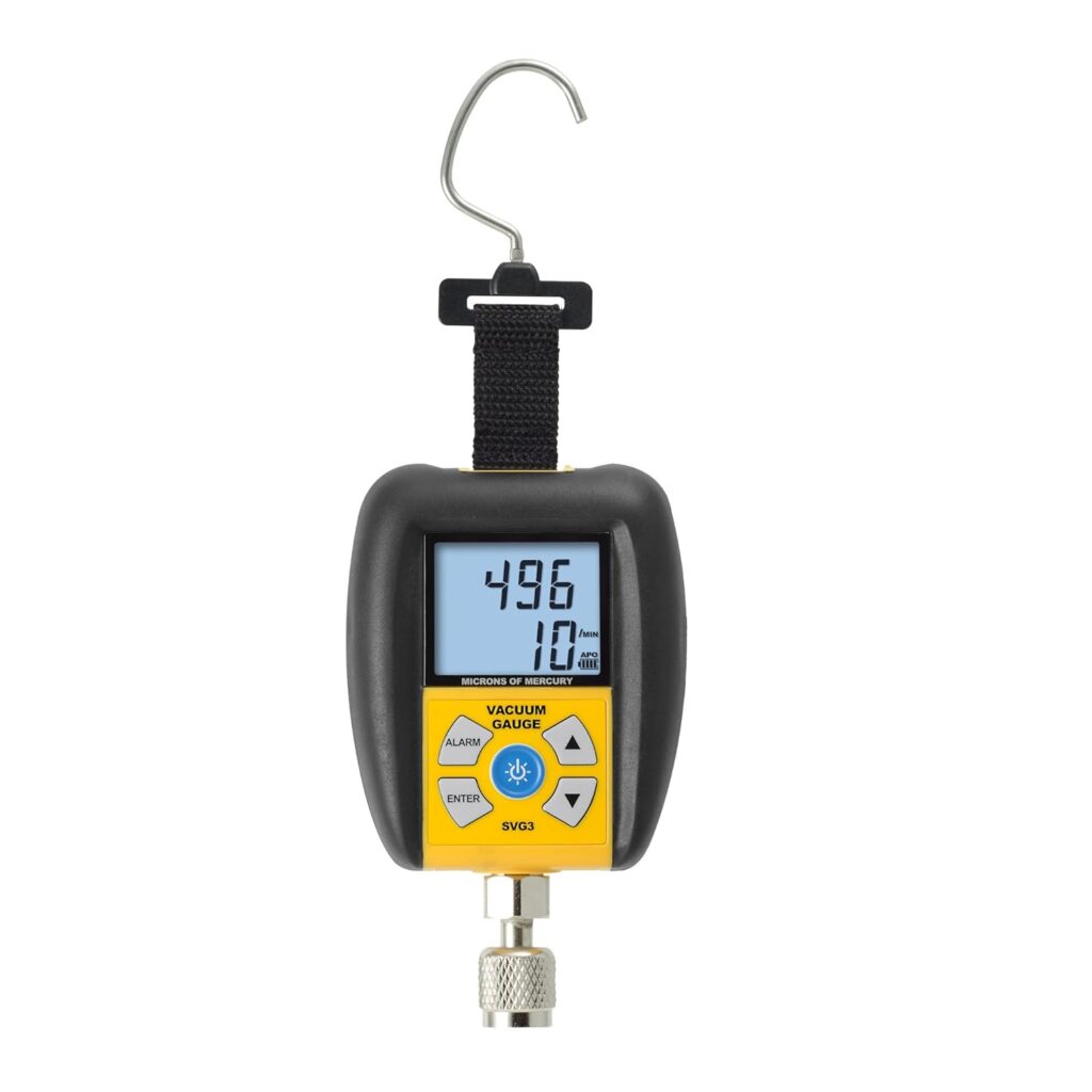 Fieldpiece SVG3 Digital Vacuum Gauge with Alarm