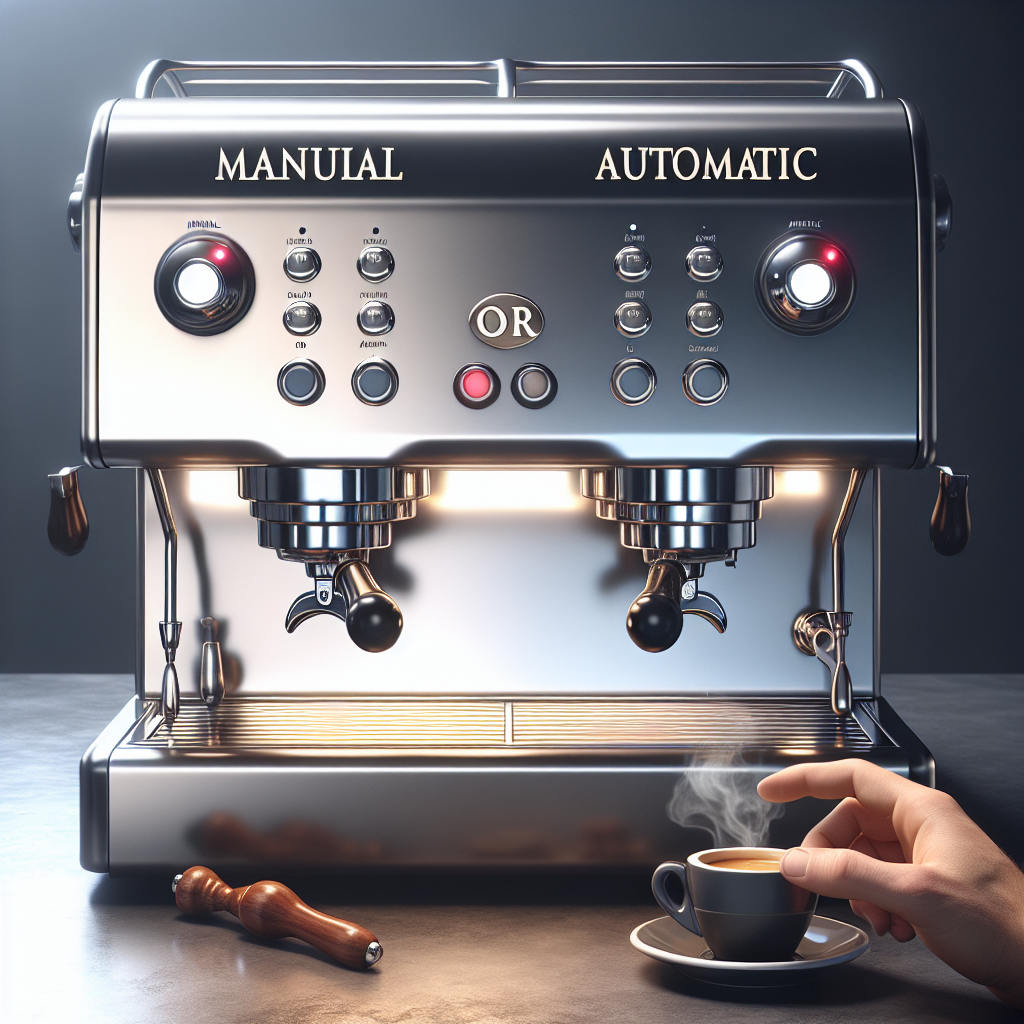 Manual Vs. Automatic Stainless Steel Espresso Machines: Which Is Better?