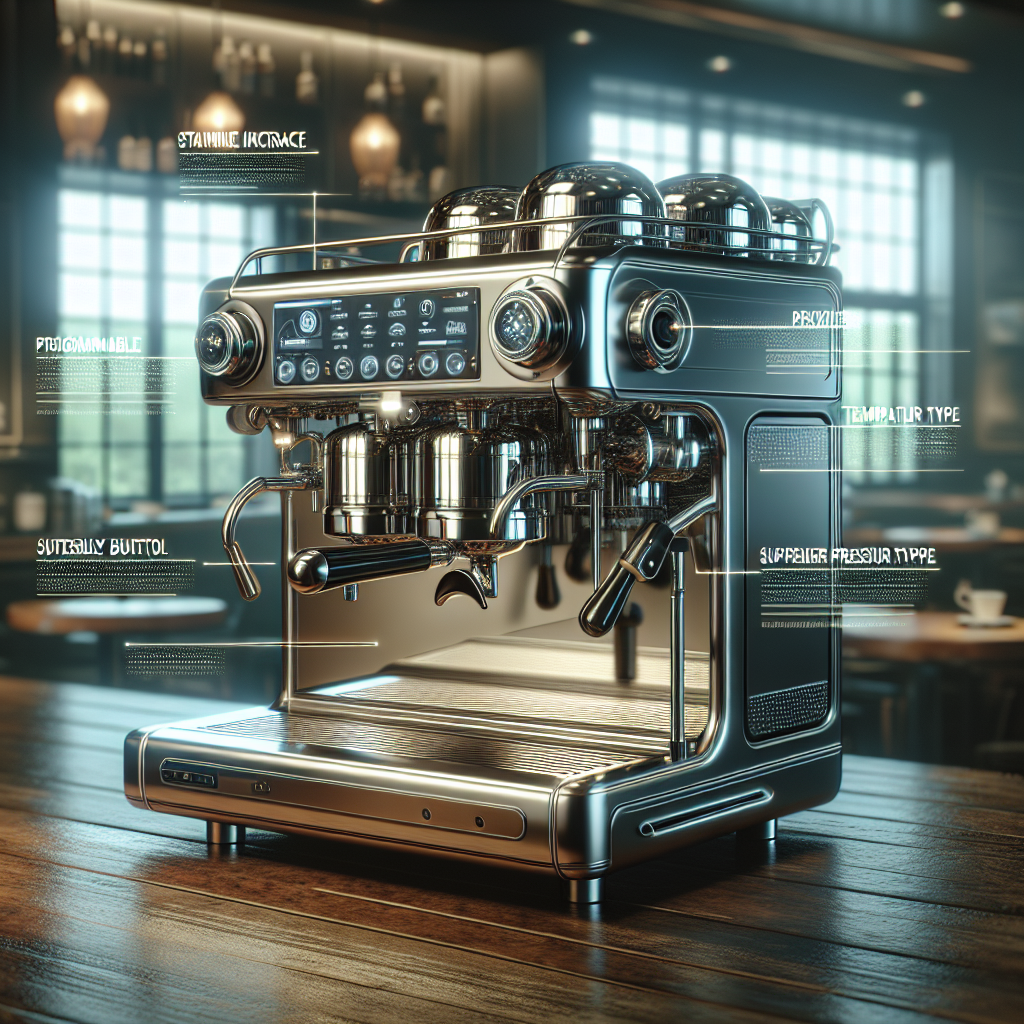 What Features To Look For In A High-End Stainless Steel Espresso Machine?