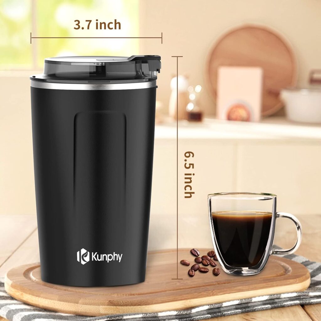 Coffee Grinder, Electric Coffee Grinder, Spice Grinder Electric, One-Touch Operation Coffee Bean Grinder for Herbs Spices and More, with Cleaner Brush and 304 Stainless Steel Blade