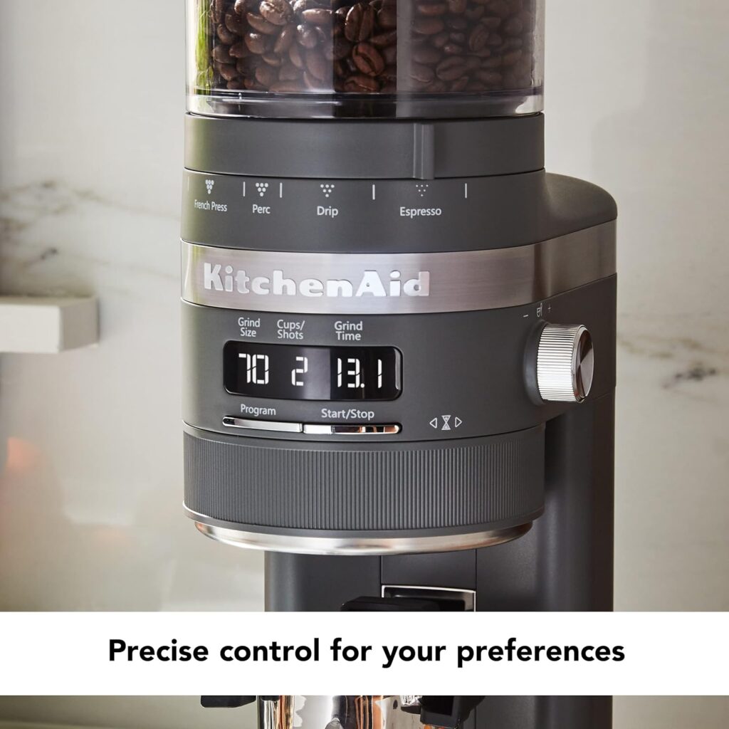 KitchenAid Burr Coffee Grinder - KCG8433 - Black Matte, 10 Oz