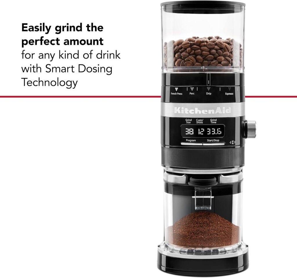 KitchenAid Burr Coffee Grinder - KCG8433 - Black Matte, 10 Oz