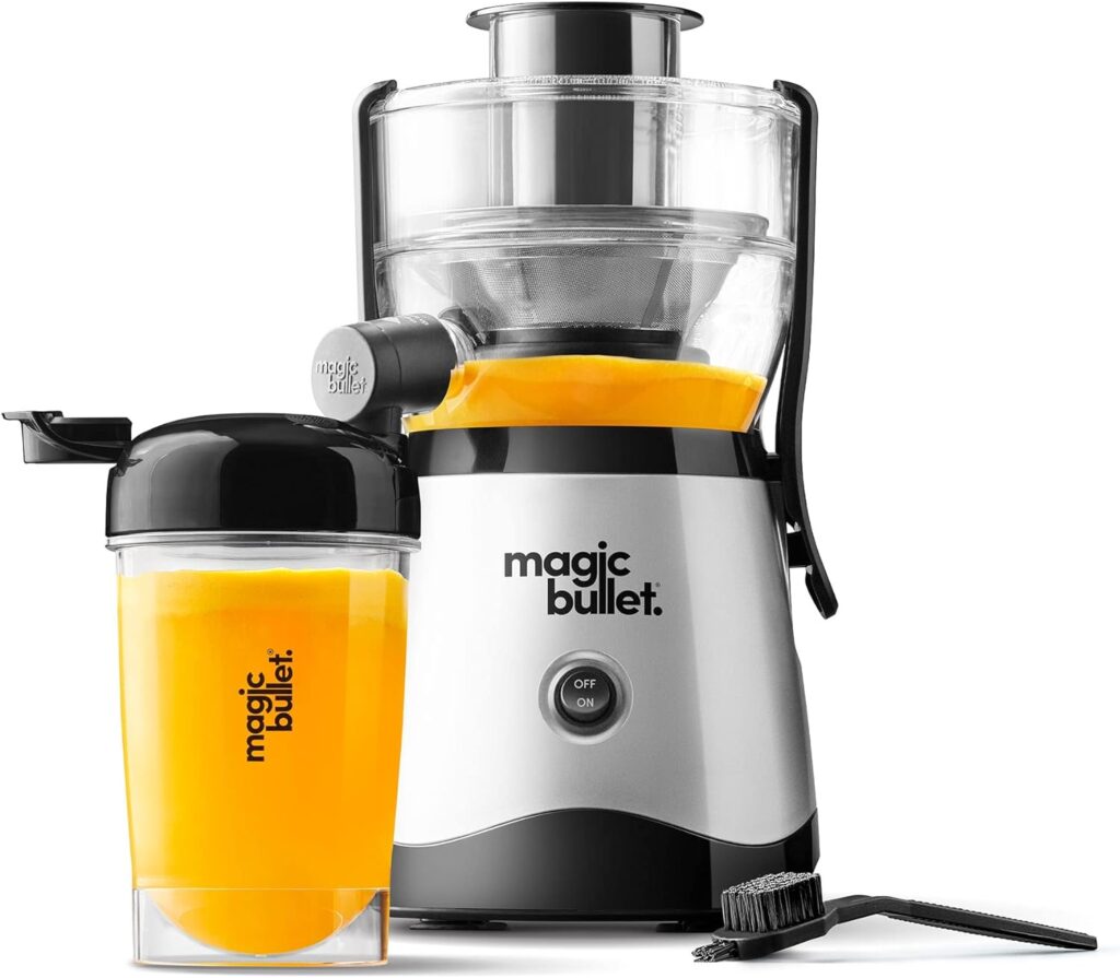 Magic Bullet Mini Juicer with Cup, Black and Silver