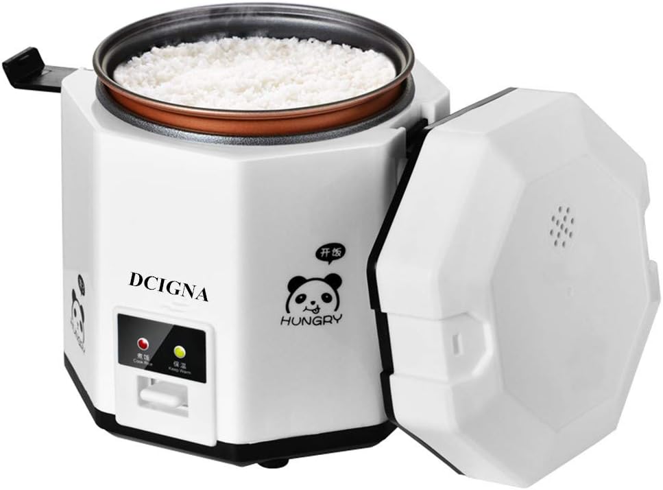 1.2L Mini Rice Cooker, Electric Lunch Box, Travel, Small, Removable Non-stick Pot, Keep Warm Function, Suitable For 1-2 People - For Cooking Soup, Rice, Stews, Grains  Oatmeal