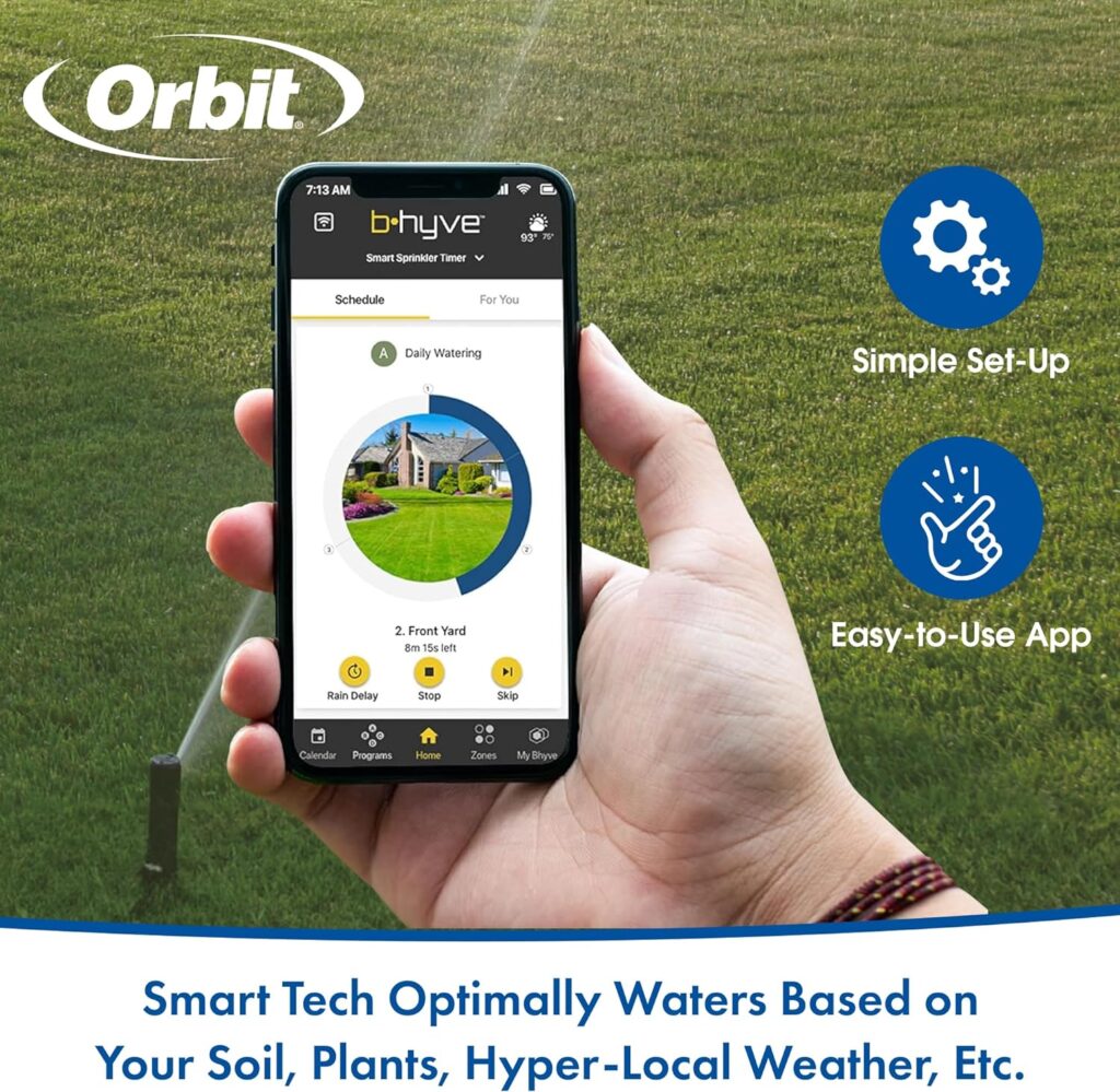 Orbit 57995 B-hyve XR Smart 16-Zone Indoor/Outdoor Sprinkler Controller, Compatible with Alexa