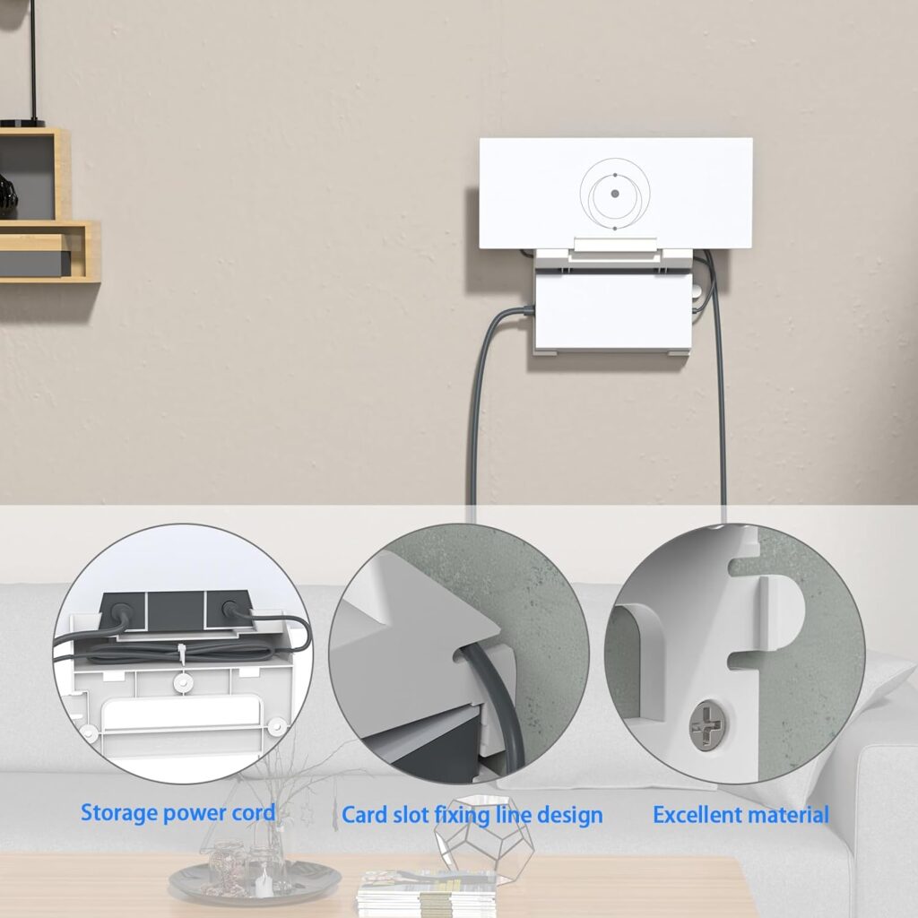 XLTTYWL Starlink Gen 3 Mount, All in One Starlink Standard V3 Mesh Router and Starlink Gen 3 Power Supply Mounting Kit for Starlink V3Gen3 HP Standard Router,UTR-32